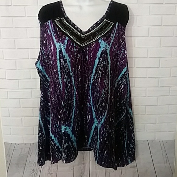 Beverly Drive Plus Size Women's size 2x top blouse - Picture 2 of 7